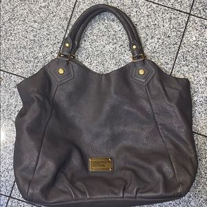 Marc by Marc Jacob’s gray handbag w/ gold hardware